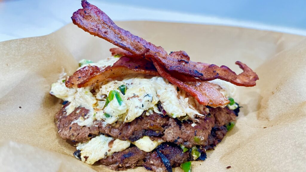 bacon jalepeno smash burgers