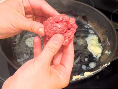 rolling smash burger balls